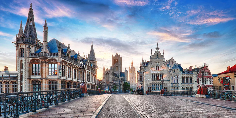 Ciudad medieval de Gante-Fin de semana en Bruselas , Bélgica en 48 h