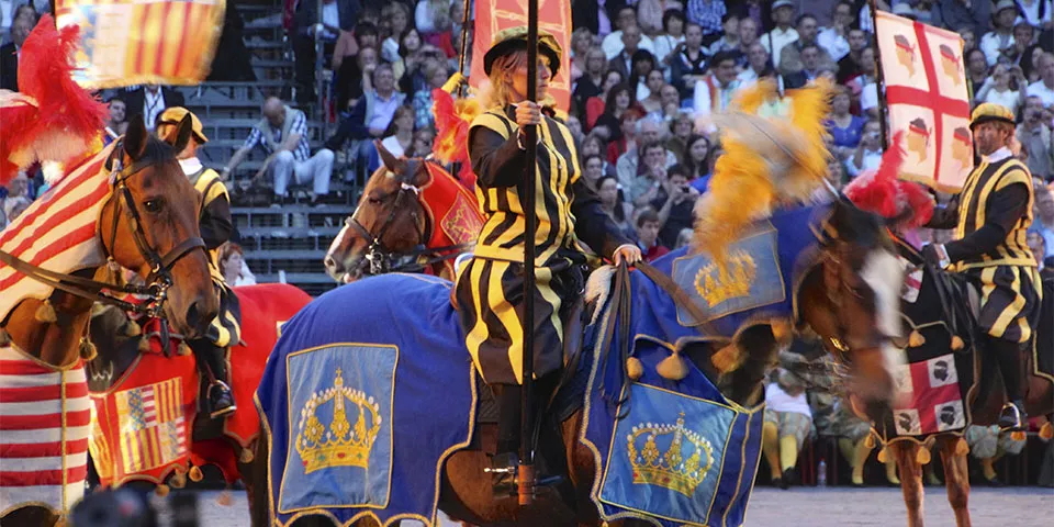 Ommegang espectaculo de Bruselas en Verano