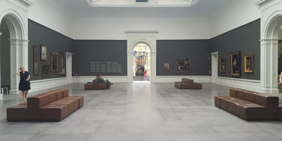 Interior del Museo Bellas Artes de Gante