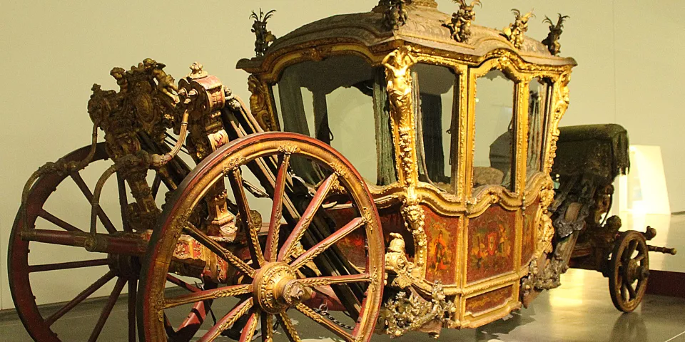 Carruaje en el Museo Nacional dos Coches de Lisboa