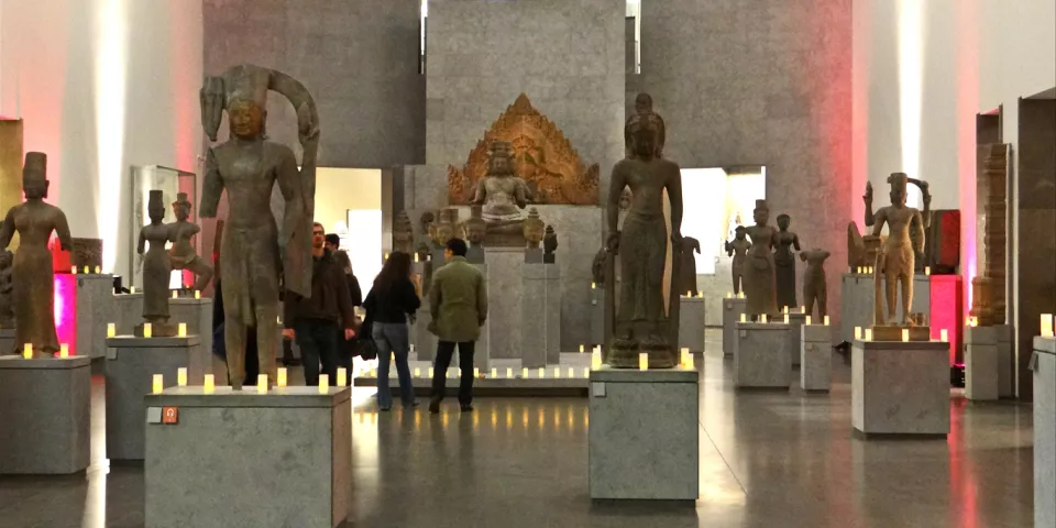 Interior del Museo Guimet de arte asiático en París