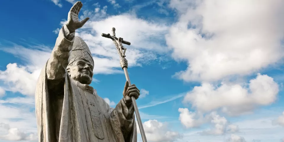 Estatua del Papa Juan Pablo II - Buendía Tours Roma