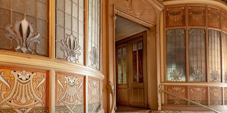 Interior de la casa Victor Horta, ejemplo de Art nouveau en Bruselas-Que ver-guía de viaje Buendía tours