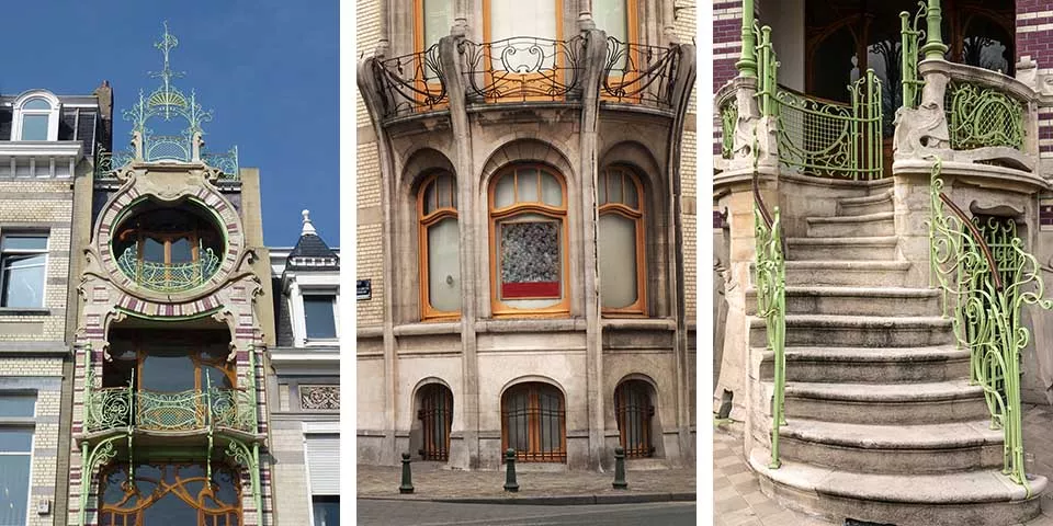 Detalles art nouveau place ambiorix-Que ver en Bruselas-Guía de viaje Buendía Tours