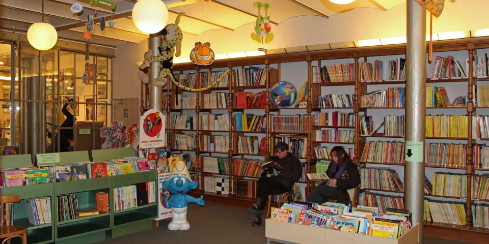 Biblioteca del Museo del Cómic de Bruselas