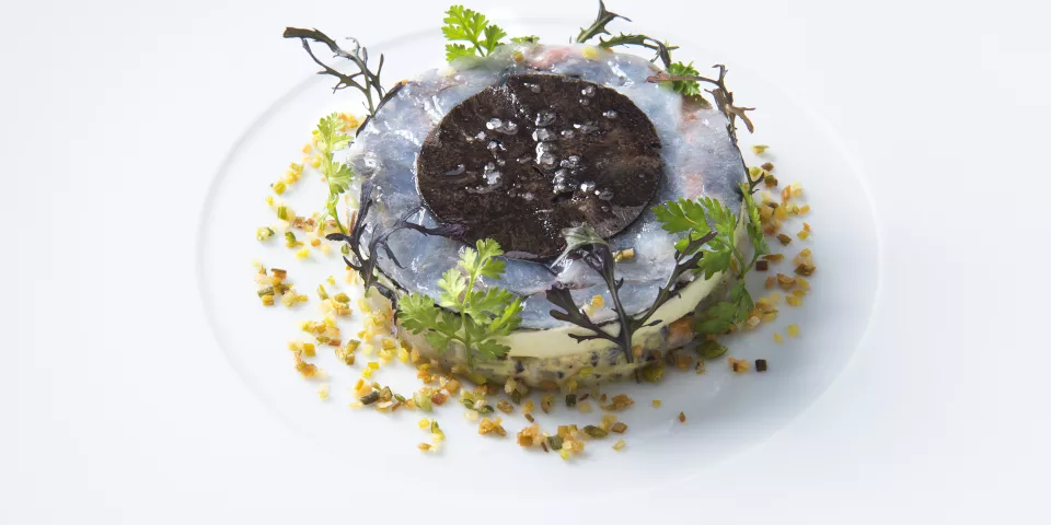 Langoustines bretonnes, plato de Le chalet de la foret-Dónde comer en Bruselas-Buendía Tours