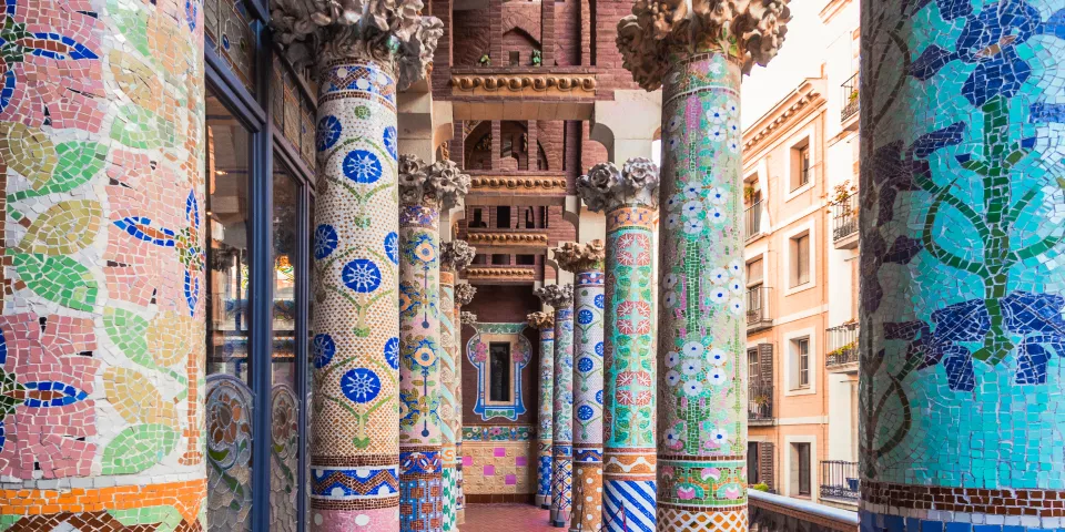 Sala Lluís Millet en el Palau de la Música Catalana - Palau de la Música Catalana de Barcelona - Qué ver en Barcelona - Guía de Viajes Barcelona - Buendía Tours