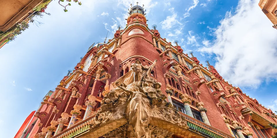 Fachada Palau de la Música Catalana - Palau de la Música Catalana de Barcelona - Qué ver en Barcelona - Guía de Viajes Barcelona - Buendía Tours