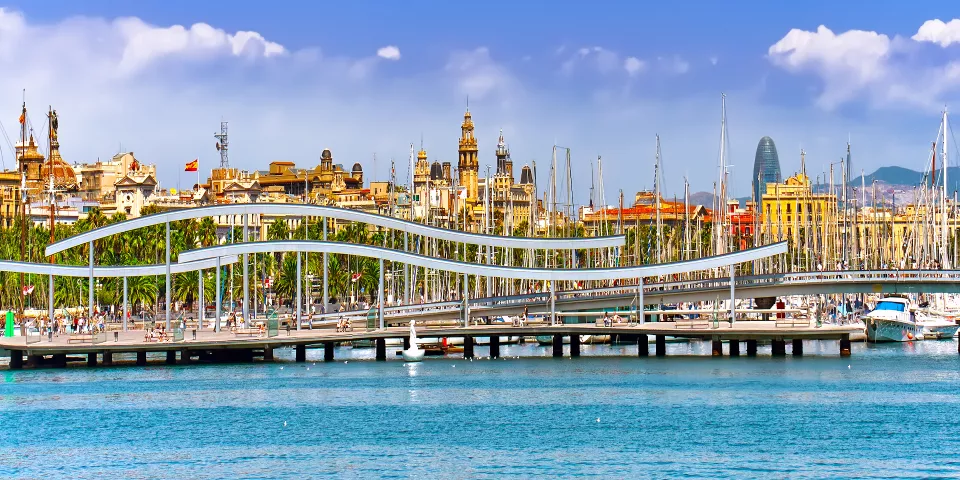 Rambla del Mar en Las Ramblas de Barcelona - Las Ramblas de Barcelona - Qué ver en Barcelona - Guía de Viajes Barcelona - Buendía Tours